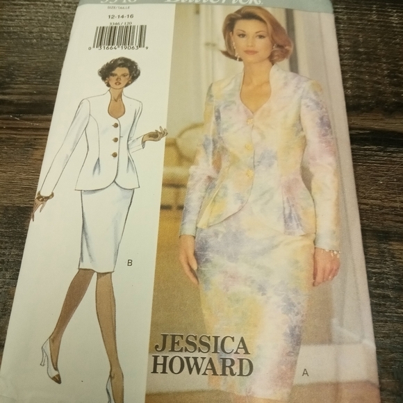 Butterick Sewing Pattern 3346 Women's Top & Skirt Size 12-16 Uncut - Picture 1 of 2